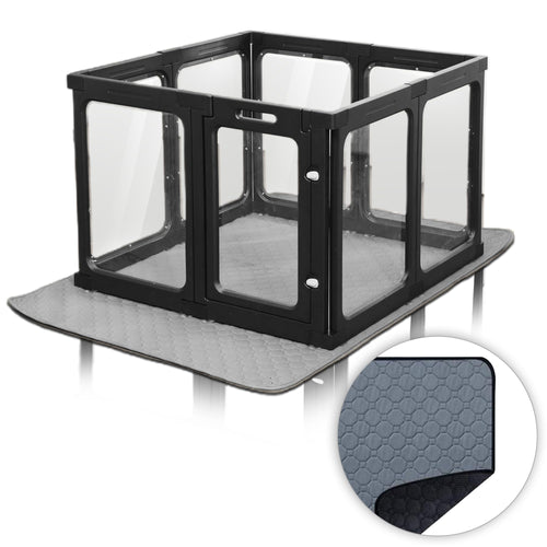 Tranquil Acrylic Pet Playpen with Door
